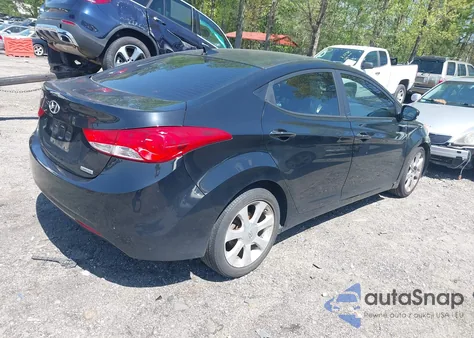 2012 Hyundai Elantra Limited from USA, damaged, VIN 5NPDH4AE1CH125995